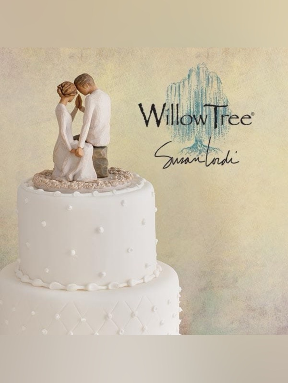 Willow Tree - WEDDING CAKE TOPPER “AROUND YOU”